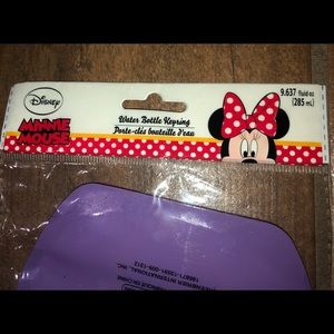 Minnie Mouse water bottle with key ring.